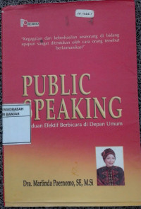 Image of Public Speaking : Panduan Efektif Berbicara di Depan Umum