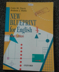 Image of New Blueprint For English 4 new edition