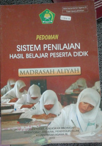 Image of Pedoman Sistem Penilaian Hasil Belajar Peserta didik MA